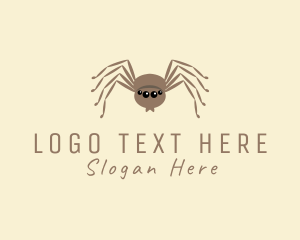 Cobweb - Spider Arachnid Insect logo design