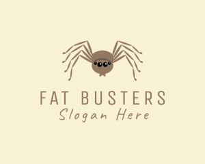 Fat - Spider Arachnid Insect logo design