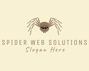 Spider Arachnid Insect logo design