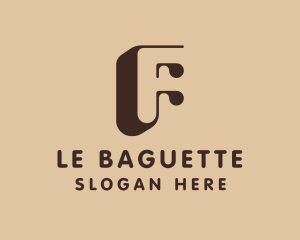 Baguette - Chocolate Baking Dessert logo design