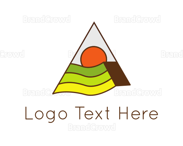 Pyramid Sun Field Logo