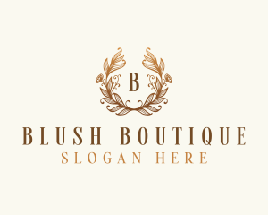 Elegant Floral Boutique logo design