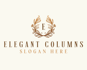 Elegant Floral Boutique logo design