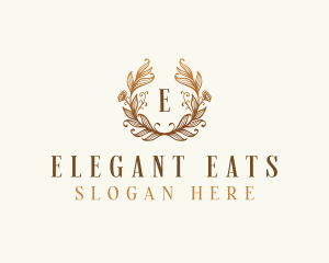 Elegant Floral Boutique logo design