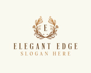 Elegant Floral Boutique logo design