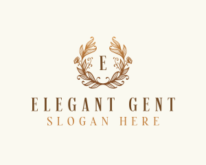 Elegant Floral Boutique logo design