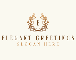 Elegant Floral Boutique logo design