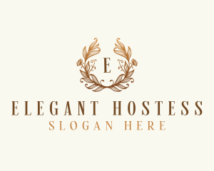 Elegant Floral Boutique logo design