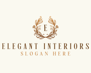 Elegant Floral Boutique logo design