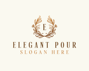 Elegant Floral Boutique logo design