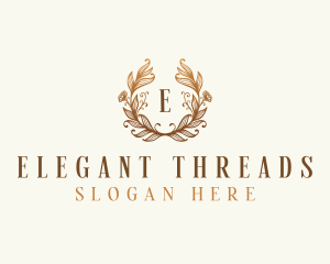 Elegant Floral Boutique logo design