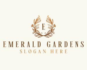 Elegant Floral Boutique logo design