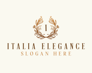 Elegant Floral Boutique logo design