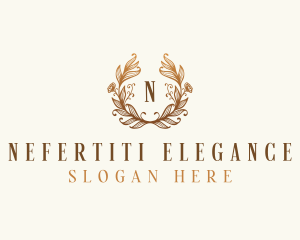 Elegant Floral Boutique logo design