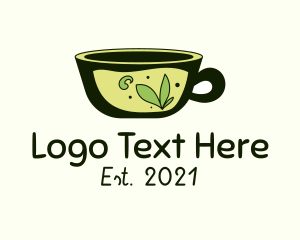 Matcha Tea - Organic Herbal Drink logo design