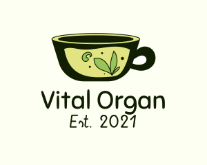 Organic Herbal Drink logo design