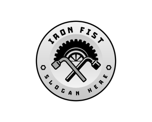 Tire Iron Wheel logo design