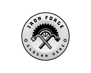 Tire Iron Wheel logo design