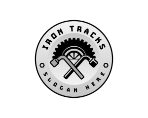 Tire Iron Wheel logo design
