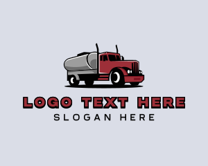 Haulage - Truck Vehicle Transportation logo design