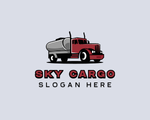 Truck Vehicle Transportation logo design