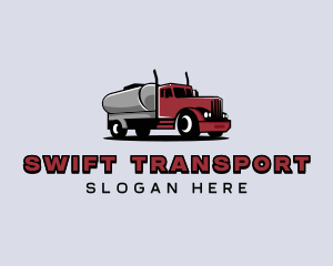 Truck Vehicle Transportation logo design