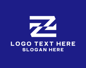 Letter Z - Zigzag Business Letter Z logo design