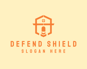 Defend - Orange House Property logo design