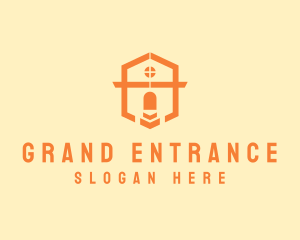 Entrance - Orange House Property logo design