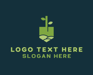 Landscaper - Tree Landscaping Lawn Care logo design