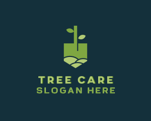 Tree Landscaping Lawn Care logo design