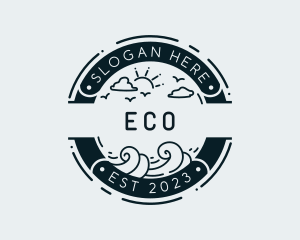Holiday - Ocean Wave Vacation logo design