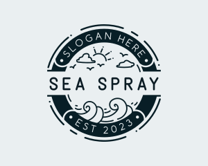 Ocean Wave Vacation logo design