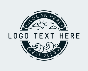 Ocean - Ocean Wave Vacation logo design