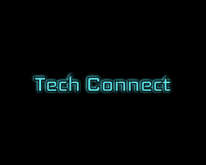 Computer Tech Glow Logo