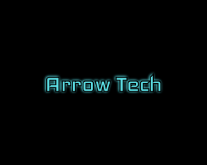 Computer Tech Glow logo design