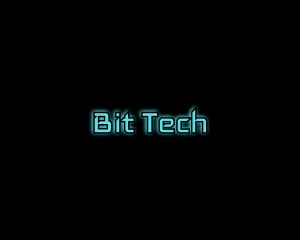 Computer Tech Glow logo design