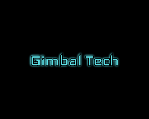 Computer Tech Glow logo design