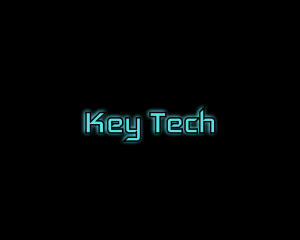 Computer Tech Glow logo design