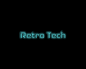 Computer Tech Glow logo design