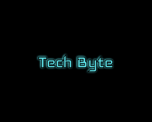 Computer Tech Glow logo design