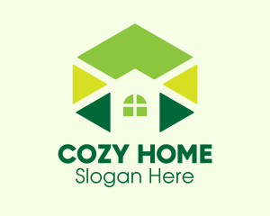 Geometric Home Construction  logo design