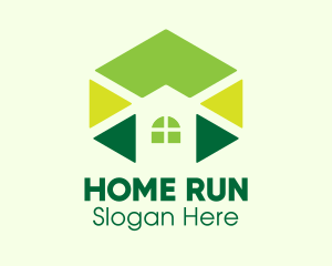 Geometric Home Construction  logo design