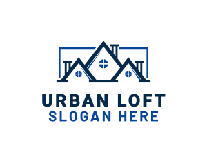 Loft - Real Estate House logo design