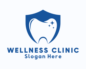 Clinic - Dentist Clinic Shield logo design