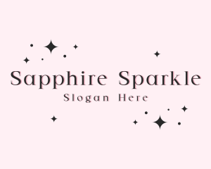 Shiny Sparkle Stardust logo design