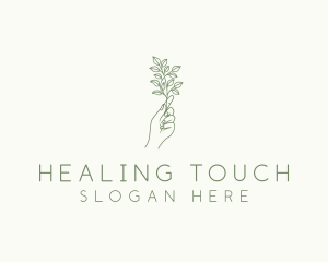 Hand Wellness Spa logo design