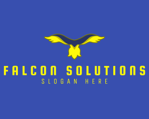 Hawk Bird Falcon logo design