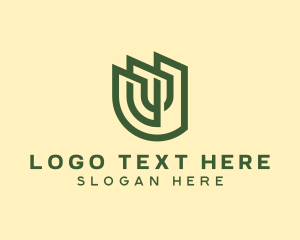 Legal Counseling - Modern Professional Letter U logo design