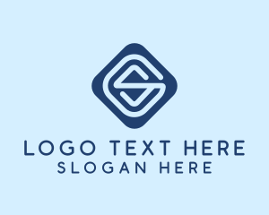 Letter Ss - Technology Monogram Letter GS logo design